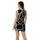 Abstract Geometric BLK dress